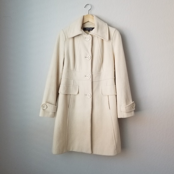 Kenneth Cole Reaction Wool Blend Coat 